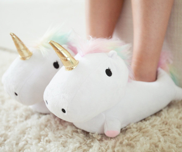 unicorn slippers adults