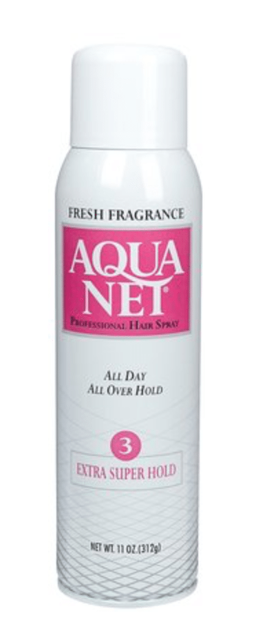 2. Aqua Net Hair Spray.
