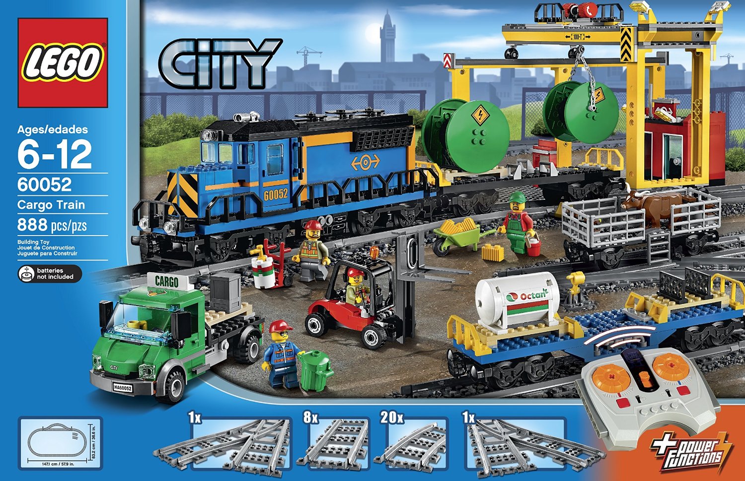 biggest lego train set
