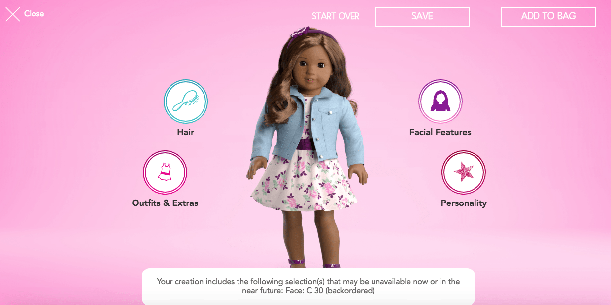 american girl doll website
