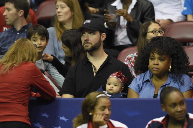 Serena Williams' Newborn Daughter Cheers As Mom Returns to Tennis