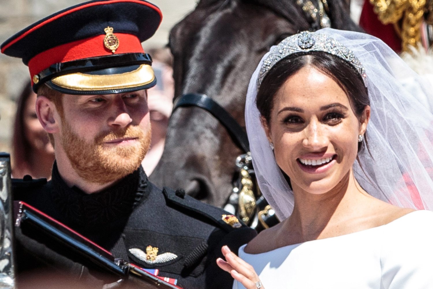 The Touching Detail About Meghan Markle's 16-Foot Wedding Veil