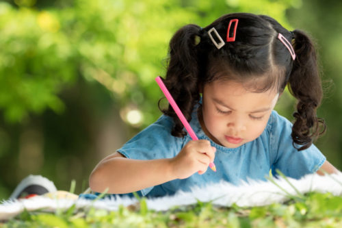 Shadow Drawing Is A Fun Outdoor Art Project For Kids