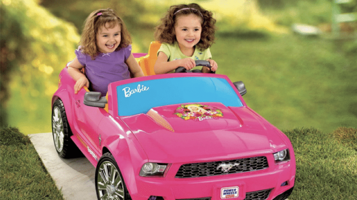 barbie car with engine