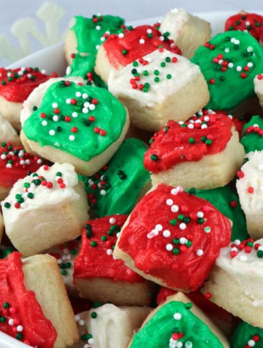 Funfetti shortbread cookie bites may be the cutest holiday cookies you ...