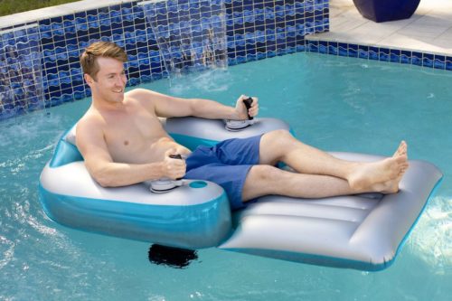 Zip Around The Pool With This Motorized Float