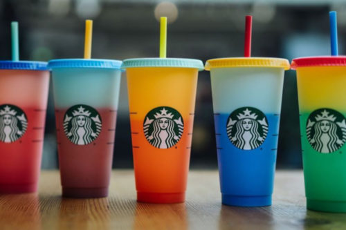 Starbucks is selling eco-friendly tumblers that change colors