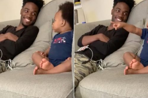 This Video Of A Baby Having A Full Conversation With His Dad Is Going Viral