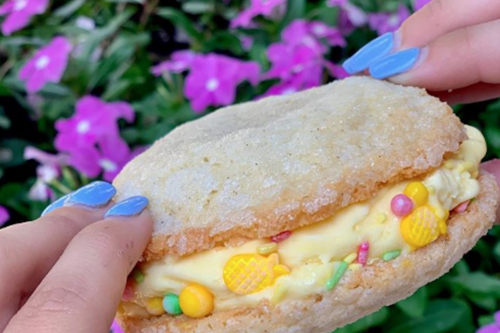 Disney Is Now Making A Frozcato Cookie Sandwich With Pineapple Dole Whip, Moscato And Vodka