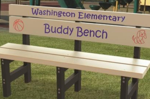 The Great Reason Kids Are Raising Money To Buy ‘Buddy Benches’ For Their Schools