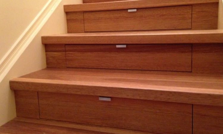 Staircase With Built In Drawers Adds Storage Space Simplemost