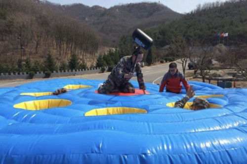 This Giant, Inflatable, Human Whack-a-mole Game Looks Really Fun