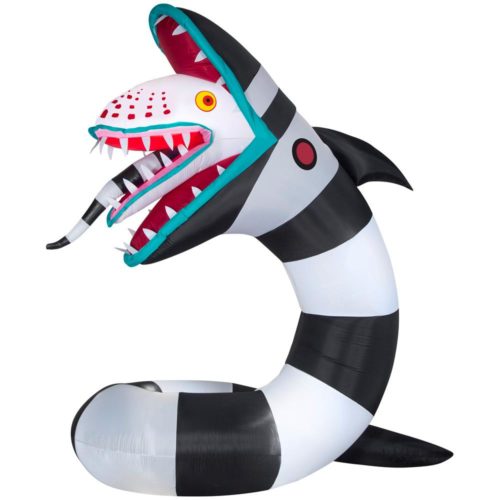 You can get a giant inflatable sandworm from 'Beetlejuice' for Halloween