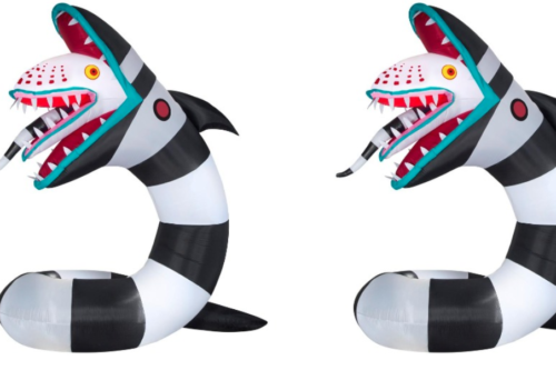 You Can Put A Giant, Inflatable Sandworm From ‘Beetlejuice’ In Your Front Yard This Halloween