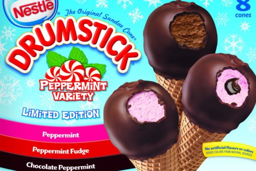 These Limited-Edition Peppermint Drumsticks Are The Perfect Wintertime Treat