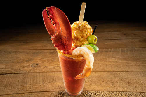 Red Lobster’s New Bloody Mary Is Garnished With A Cheddar Biscuit And A Lobster Claw