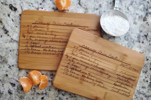 You Can Get Your Handwritten Family Recipes Made Into Keepsakes