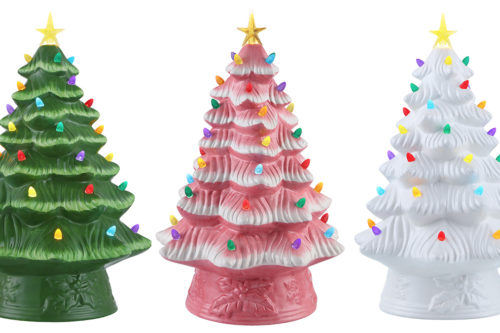 Walmart Is Selling These Adorable Pre-lit Ceramic Christmas Trees For Just $25