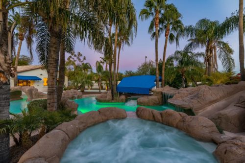 Mansion On Airbnb Has Its Own Swim-Up Bar And Lazy River