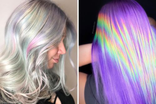 Holographic Hair Is A Cool New Color Trend And The Photos Will Make You Do A Double Take