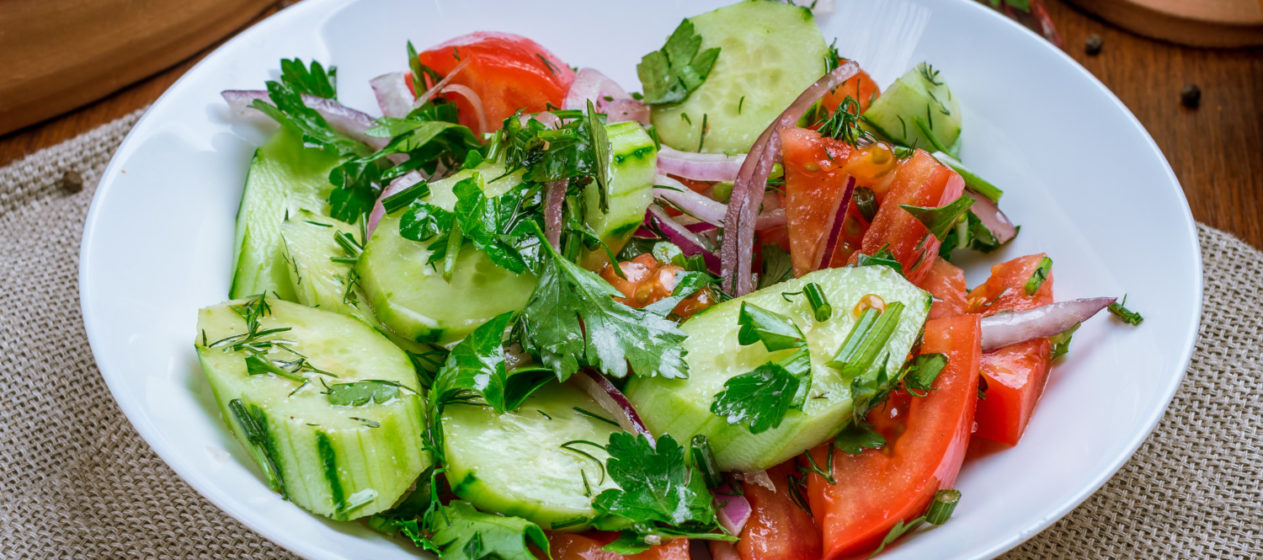 Marinated Cucumber And Tomato Salad Summer Recipe Simplemost