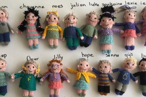 Teacher Knitted Doll Versions Of Every Kid In Her Class Because She Missed Them While School Was Closed