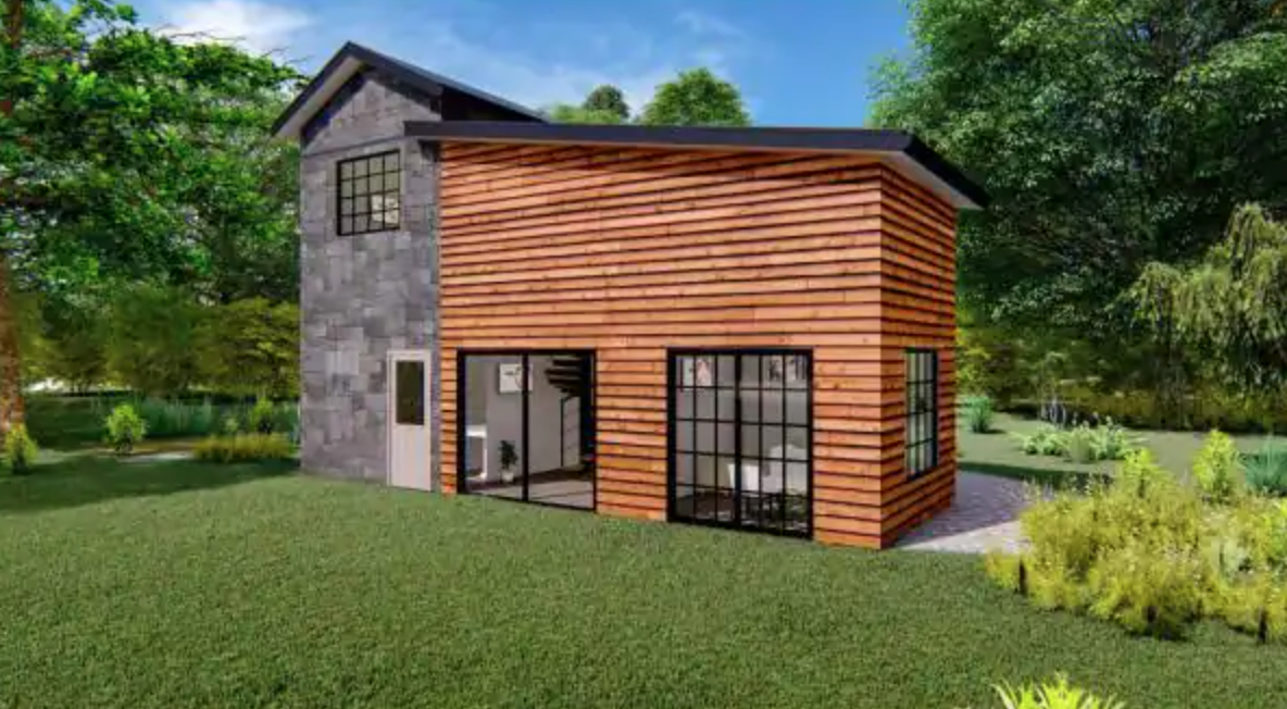 Home Depot Sells Modern Tiny Home Kit with a Roofdeck