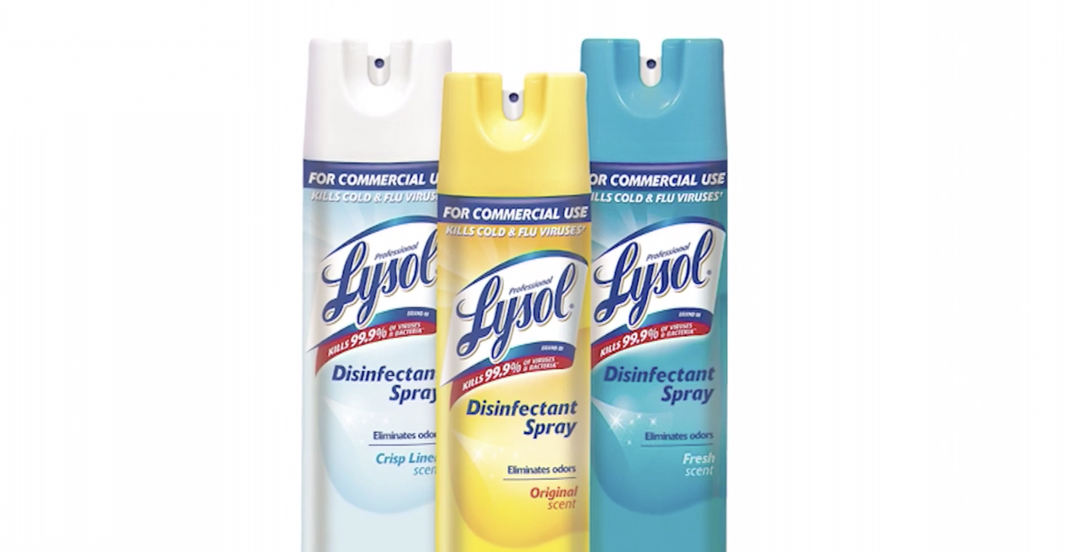 Lysol Sprays Effectively Kill Coronavirus Simplemost   Screen Shot 2020 07 08 At 9.21.24 AM 