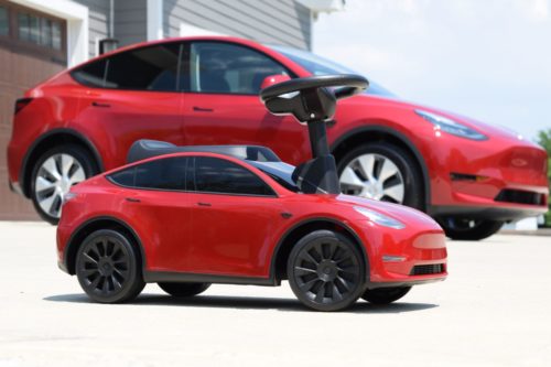 Radio Flyer Is Making A New Mini Tesla For Kids To Ride