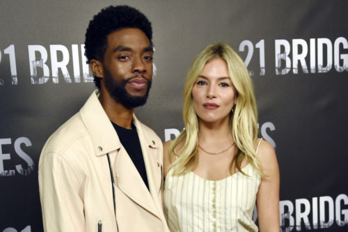 Chadwick Boseman Gave Some Of His ’21 Bridges’ Salary To Sienna Miller So She Could Be Paid Fairly