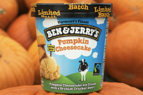 Ben & Jerry’s Pumpkin Cheesecake Ice Cream Is Back For Fall