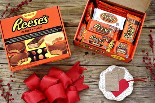 Buy A Giant Reese’s Box Filled With 30 Different Candies