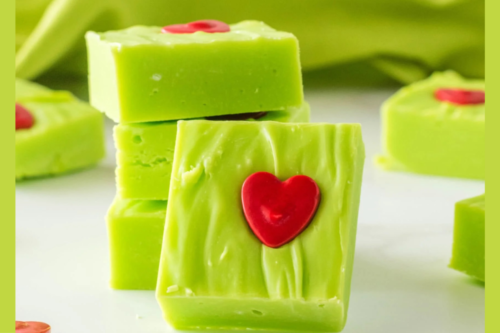 Grinch Fudge Is Such A Cute And Easy Holiday Treat