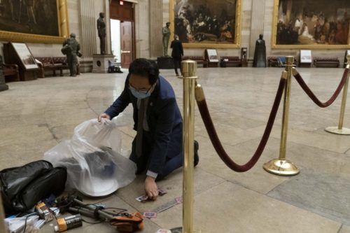 NJ Congressman Helped To Clean The Capitol Building After Riots