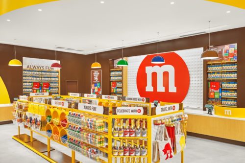 New M&M’s Store Has A 17-Foot Wall Of Chocolate