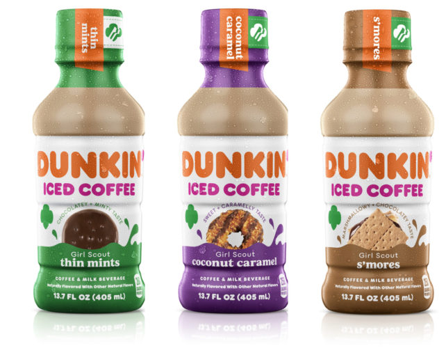 Dunkin’ launches three new iced coffees based on its popular bakery items