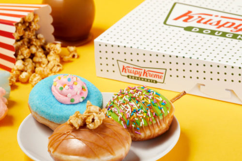 Krispy Kreme’s Latest Doughnut Collection Is Carnival-Themed