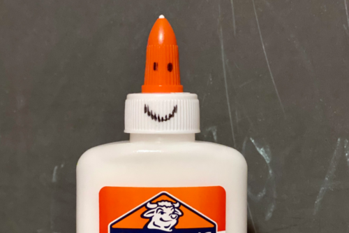 Clever Glue Hack Uses Smiley Faces To Remind Kids To Close The Top