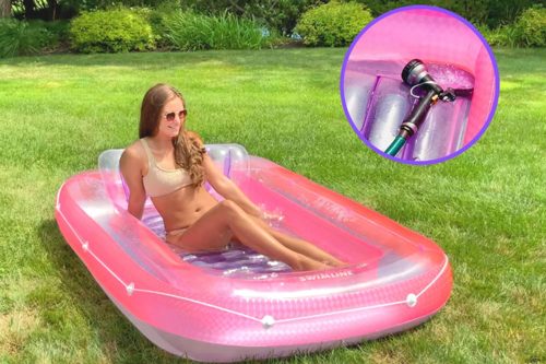 Inflatable Suntan Tubs Are Like Mini Personal Pools