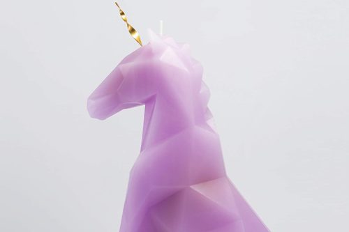 This Candle Melts To Reveal A Spooky Unicorn Skeleton