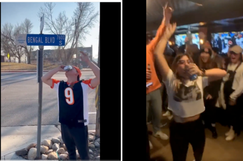 Cincinnati Bengals Fans Chug Cans Of Their Hometown’s Chili Ahead Of Super Bowl