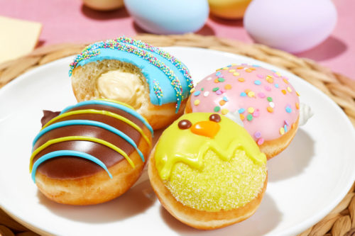 Krispy Kreme Celebrates Spring With New Egg-Shaped Mini Doughnuts