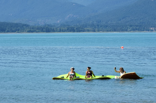 This Giant Floating Mat Has Earned Raves On Amazon For Making Swim Days More Fun