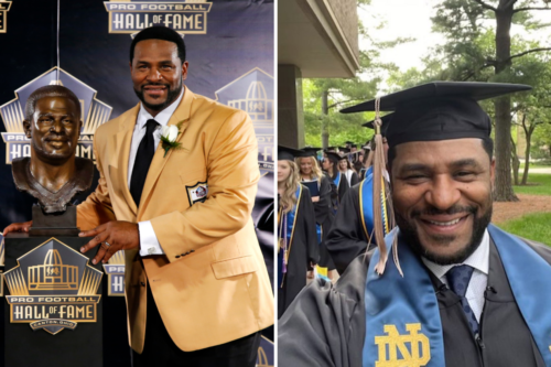 NFL Hall Of Fame Player Jerome Bettis Just Graduated From College, 28 Years After Leaving