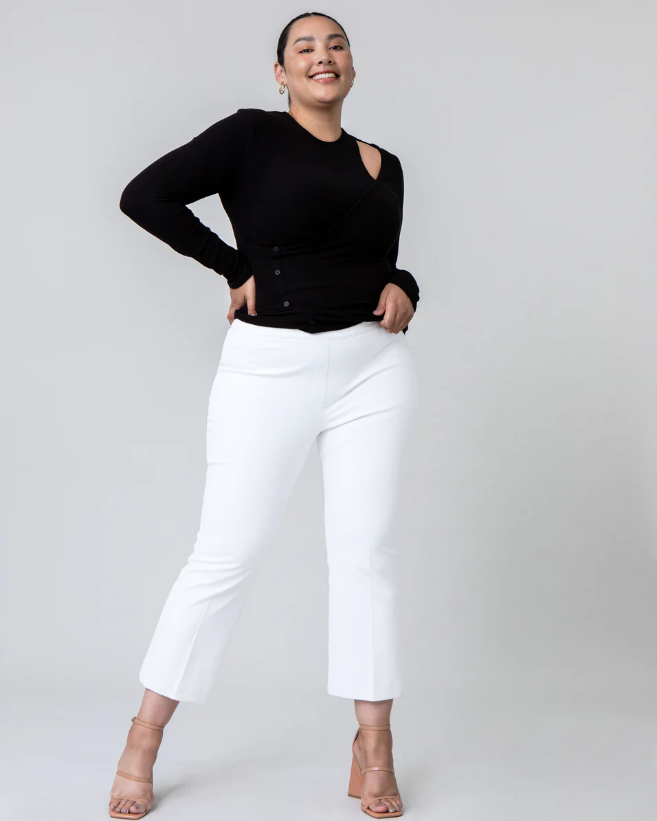 Spanx launched a line of completely opaque white pants and shorts