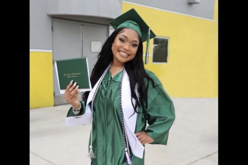 High School Student Walks At Her Graduation Ceremony A Month After Brain Injury From Car Accident