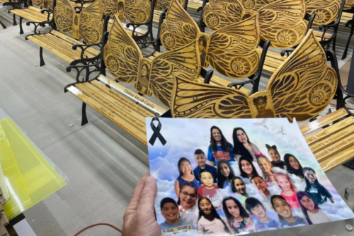 Georgia Man Builds Benches Honoring All 21 Uvalde Shooting Victims After Grieving Mom Reaches Out