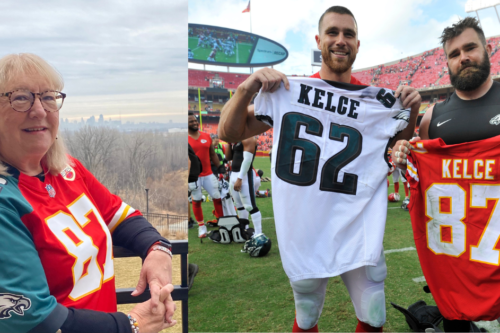 Donna Kelce is the first mom to have 2 sons playing against each other in the Super Bowl