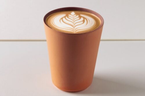 These 3D-printed coffee cups made of clay don’t need to be recycled