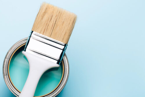 What is dead flat paint finish, and when should you use it?